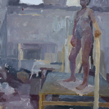 Painting titled "Studio Painting 17" by Fleur Elise Noble, Original Artwork, Oil