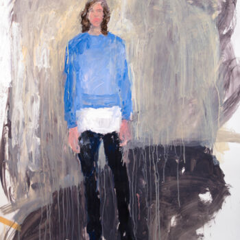 Painting titled "Blake" by Fleur Elise Noble, Original Artwork, Watercolor