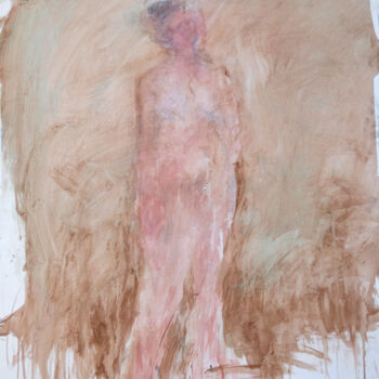 Painting titled "Nude 2" by Fleur Elise Noble, Original Artwork, Watercolor