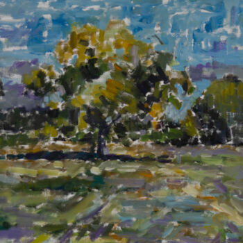 Painting titled "Tree 5" by Fleur Elise Noble, Original Artwork, Oil