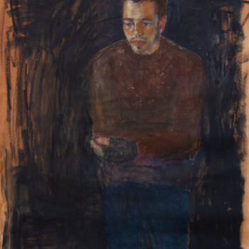 Painting titled "Finn 3" by Fleur Elise Noble, Original Artwork, Oil