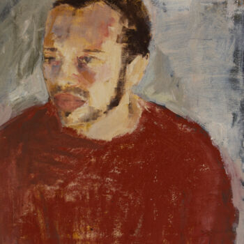 Malerei mit dem Titel "Finn 2" von Fleur Elise Noble, Original-Kunstwerk, Öl