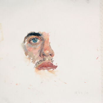 Painting titled "Blake" by Fleur Elise Noble, Original Artwork, Oil