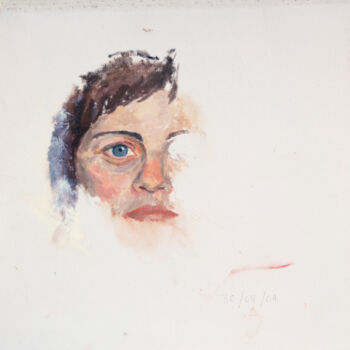 Painting titled "Carly" by Fleur Elise Noble, Original Artwork, Oil