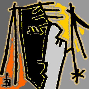 "tête d'ange" başlıklı Dijital Sanat Franck Vidal tarafından, Orijinal sanat, Dijital Resim