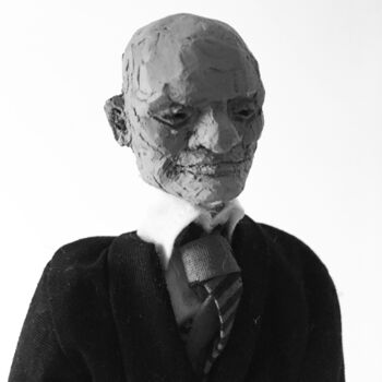 Sculpture titled "Performer 56" by Fleur Elise Noble, Original Artwork, Terra cotta