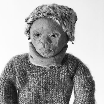 Sculpture titled "Performer 78" by Fleur Elise Noble, Original Artwork, Terra cotta