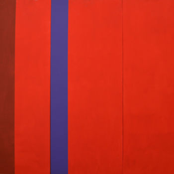 Pittura intitolato "Dominante rossa" da Raffaele Iannone, Opera d'arte originale, Acrilico