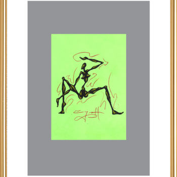 Drawing titled "Queen #4" by Nikolaj Sednin (Nicolas Sedninne), Original Artwork, Pastel