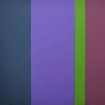 Pittura intitolato "Only green" da Raffaele Iannone, Opera d'arte originale, Acrilico