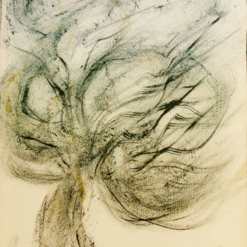 Peinture intitulée "THE ANSWER IS BLOWI…" par Jeannette Allary, Œuvre d'art originale, Encre