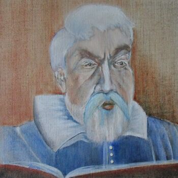 Peinture intitulée "galileo-countess-oi…" par Grazyna Hajewski, Œuvre d'art originale, Huile