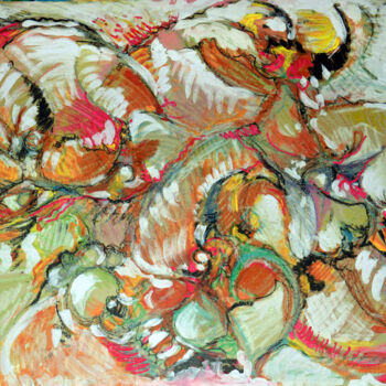 Painting titled "Untitled 1986" by Peppeluciani, Original Artwork, Acrylic