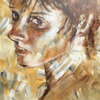 Peinture intitulée "Fall" par Dominique Dève, Œuvre d'art originale, Acrylique