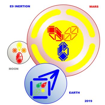 「Trip to the space :…」というタイトルのデジタルアーツ Etienne Frouin (E9 Inertion)によって, オリジナルのアートワーク, 2Dデジタルワーク