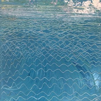 Painting titled "MARE NOSTRUM" by Norbert Engel, Original Artwork, Acrylic Mounted on Wood Stretcher frame