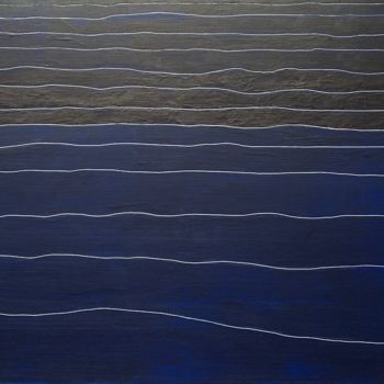 Peinture intitulée "VOL DE NUIT" par Norbert Engel, Œuvre d'art originale, Acrylique Monté sur Châssis en bois