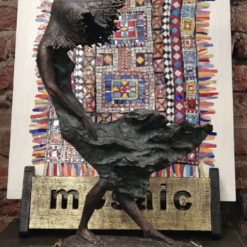 Escultura titulada "Wind along the shore" por Nikolai Shatalov, Obra de arte original, Bronce