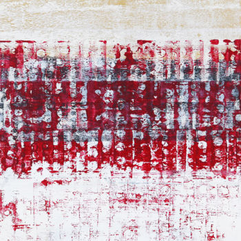 Peinture intitulée "Space Ceremony IV." par Petr Strnad, Œuvre d'art originale, Acrylique