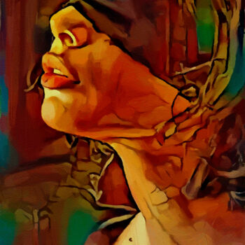 Digital Arts με τίτλο "Captive" από L.Roche, Αυθεντικά έργα τέχνης, Ακρυλικό