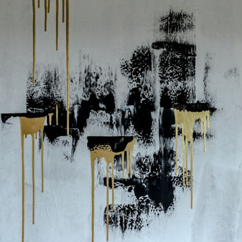 Painting titled "ERIME" by Pascal Barbin, Original Artwork, Acrylic Mounted on Wood Stretcher frame