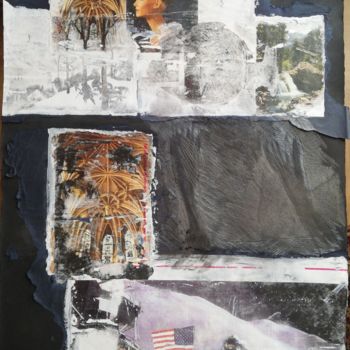 Collages intitolato "Fade of(F) - Travau…" da Baptiste Vanweydeveldt, Opera d'arte originale, Fotomontaggio