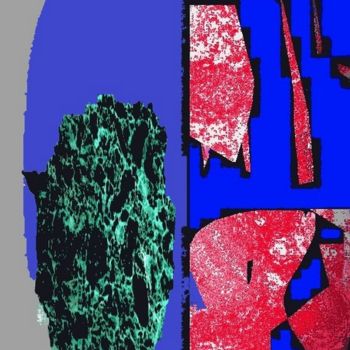 Arts numériques intitulée "minéraux" par Mysane, Œuvre d'art originale, Peinture numérique