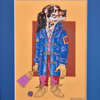 「Walk on the Wild Si…」というタイトルの描画 Yann Michael Talvasによって, オリジナルのアートワーク, アクリル