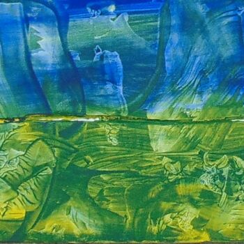 Peinture intitulée "b28" par Bernard Waechter, Œuvre d'art originale, Huile