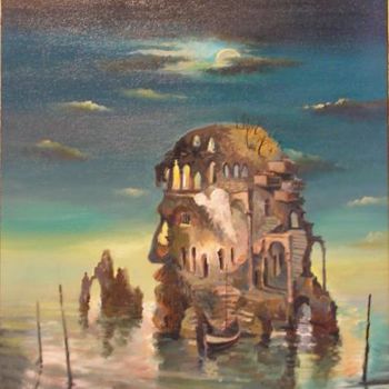 Painting titled "The Dream of an Art…" by Tony Ignatov, Original Artwork, Oil