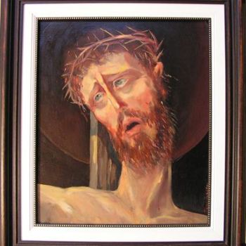 Painting titled "Sufferance" by Tony Ignatov, Original Artwork, Oil