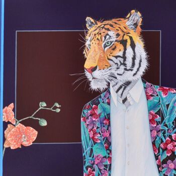Painting titled "For your Eyes Only" by Yann Michael Talvas, Original Artwork, Acrylic