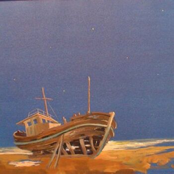 Painting titled "Repose" by Tony Ignatov, Original Artwork, Oil