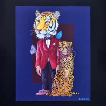 「Born to be Alive」というタイトルの絵画 Yann Michael Talvasによって, オリジナルのアートワーク, アクリル