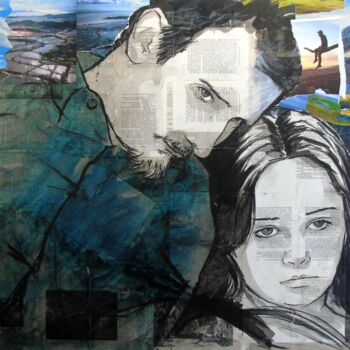 Painting titled "Ça existait avant" by Vincent Tessier Xxc, Original Artwork, Acrylic