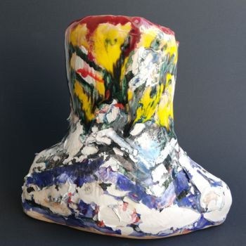 Sculpture titled "Sloppy Céramic#4, l…" by Baptiste Vanweydeveldt, Original Artwork, Ceramics