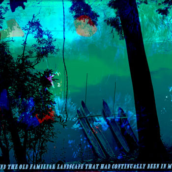 Arts numériques intitulée "There I found the o…" par Michel Tabanou, Œuvre d'art originale, Peinture numérique