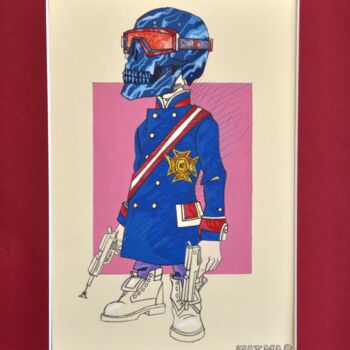 Drawing titled "Wake me Up 2" by Yann Michael Talvas, Original Artwork, Acrylic