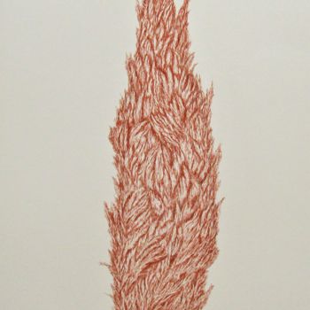 Drawing titled "Cypress V" by Isabelle Stagg, Original Artwork, Ink