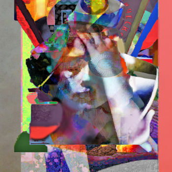 Digitale Kunst mit dem Titel "Of Dignity & Reason" von Devorah Rosen, Original-Kunstwerk, Digitale Malerei
