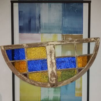 「Opacity versus tran…」というタイトルの絵画 José Fonteによって, オリジナルのアートワーク, 金属