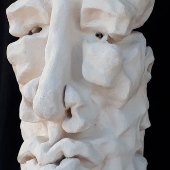 Sculpture intitulée "Sylvère" par Catali, Œuvre d'art originale, Argile