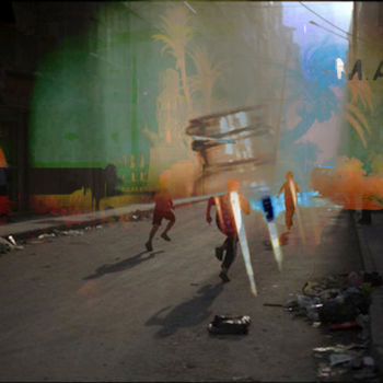 Arts numériques intitulée "MAD ou la société e…" par Michel Tabanou, Œuvre d'art originale, Peinture numérique