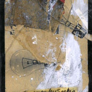 Painting titled "les ampoules de SAR…" by Michel Tabanou, Original Artwork, Acrylic