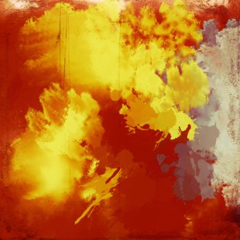 Digital Arts titled "Instant Incandescent" by Cila, Original Artwork, Digital Painting