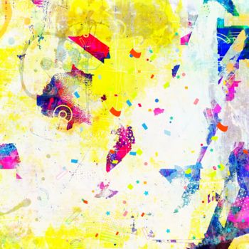 Digital Arts titled "Pieces of Memories" by Cila, Original Artwork, Digital Painting