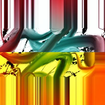 Digital Arts titled "Mirror of Dreams" by Cila, Original Artwork, Digital Painting