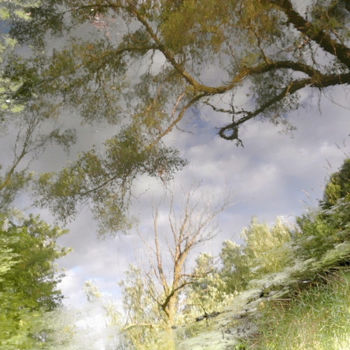 Photography titled "Fairmount Bridge, "…" by Curtis H. Jones, Original Artwork, Digital Photography Mounted on Wood Stretche…