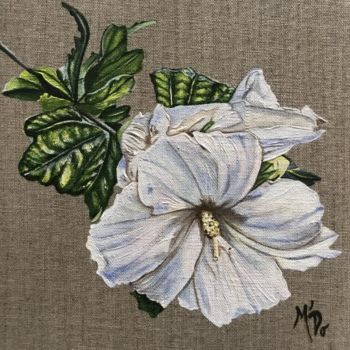 Peinture intitulée "Althéa" par M'Do, Œuvre d'art originale, Acrylique Monté sur Carton