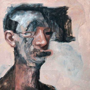 Peinture intitulée "Monologue" par Jérôme Oudot "Trëz", Œuvre d'art originale, Acrylique